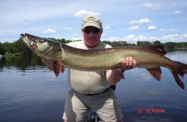 The largest fish ever caught at the Wiltinger Memorial Outing. Dean Harts 51..way to go!